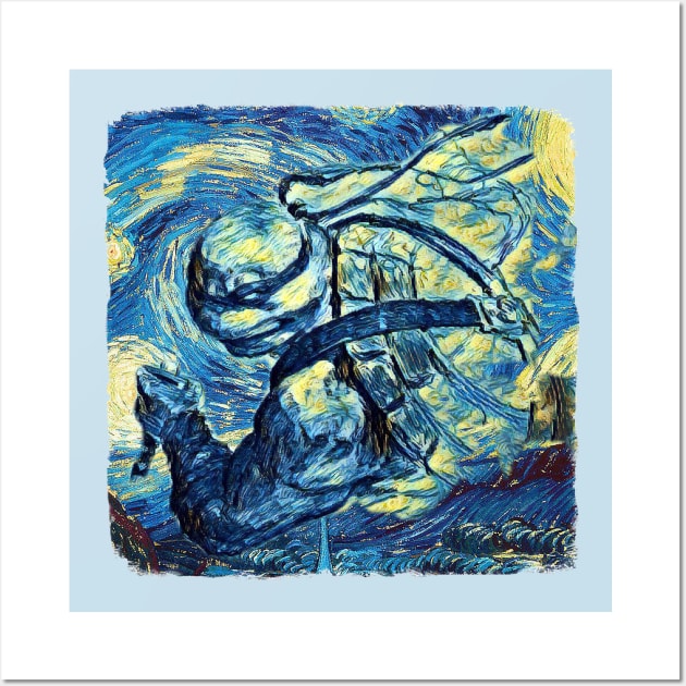 TMNT Ninja Turtles Van Gogh Style Wall Art by todos